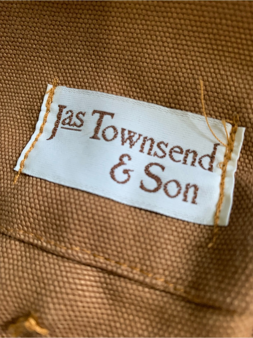 jas. Townsend & Son Men's Fall Front Breeches Heavy Cotton Canvas Like New - Picture 3 of 14